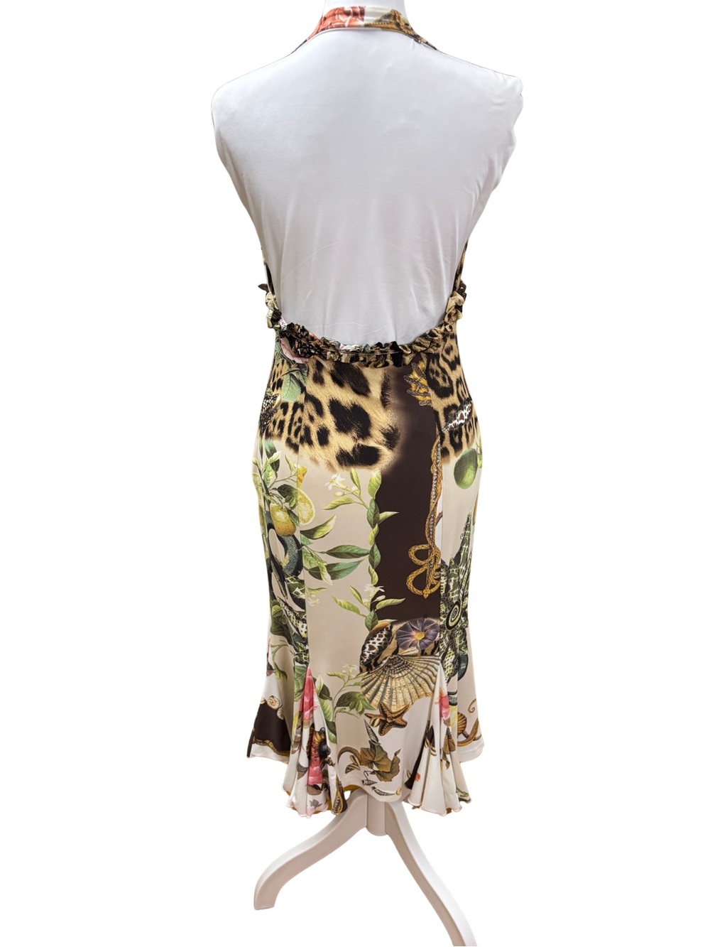 Roberto Cavalli SS2005 Printed Halter Dress - Picture 3 of 10
